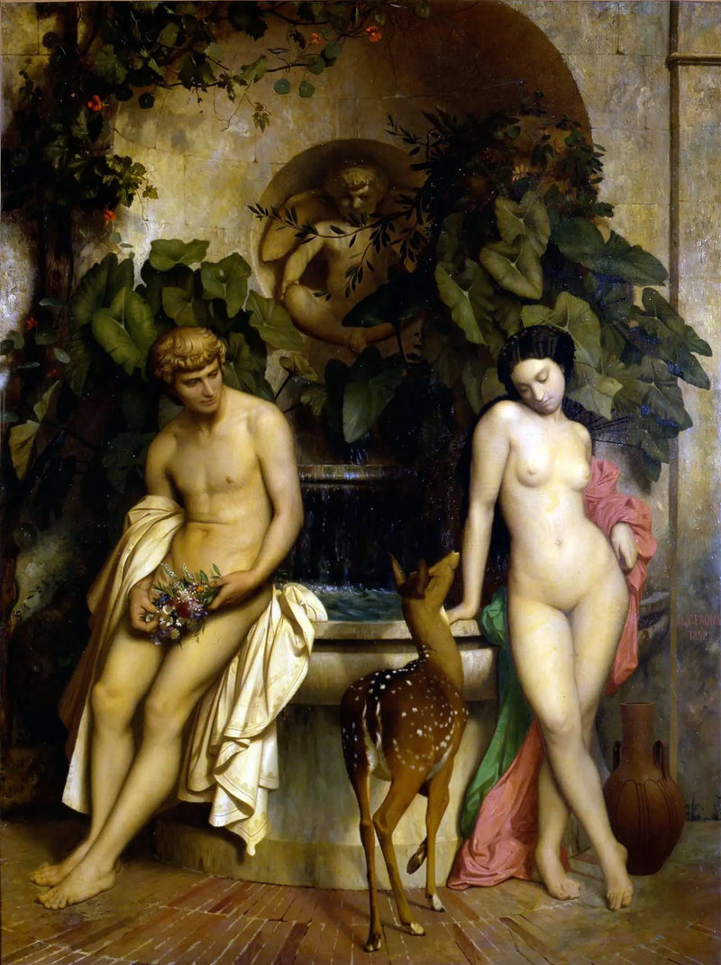 Daphnis en Chloé - Jean-Léon Gérôme