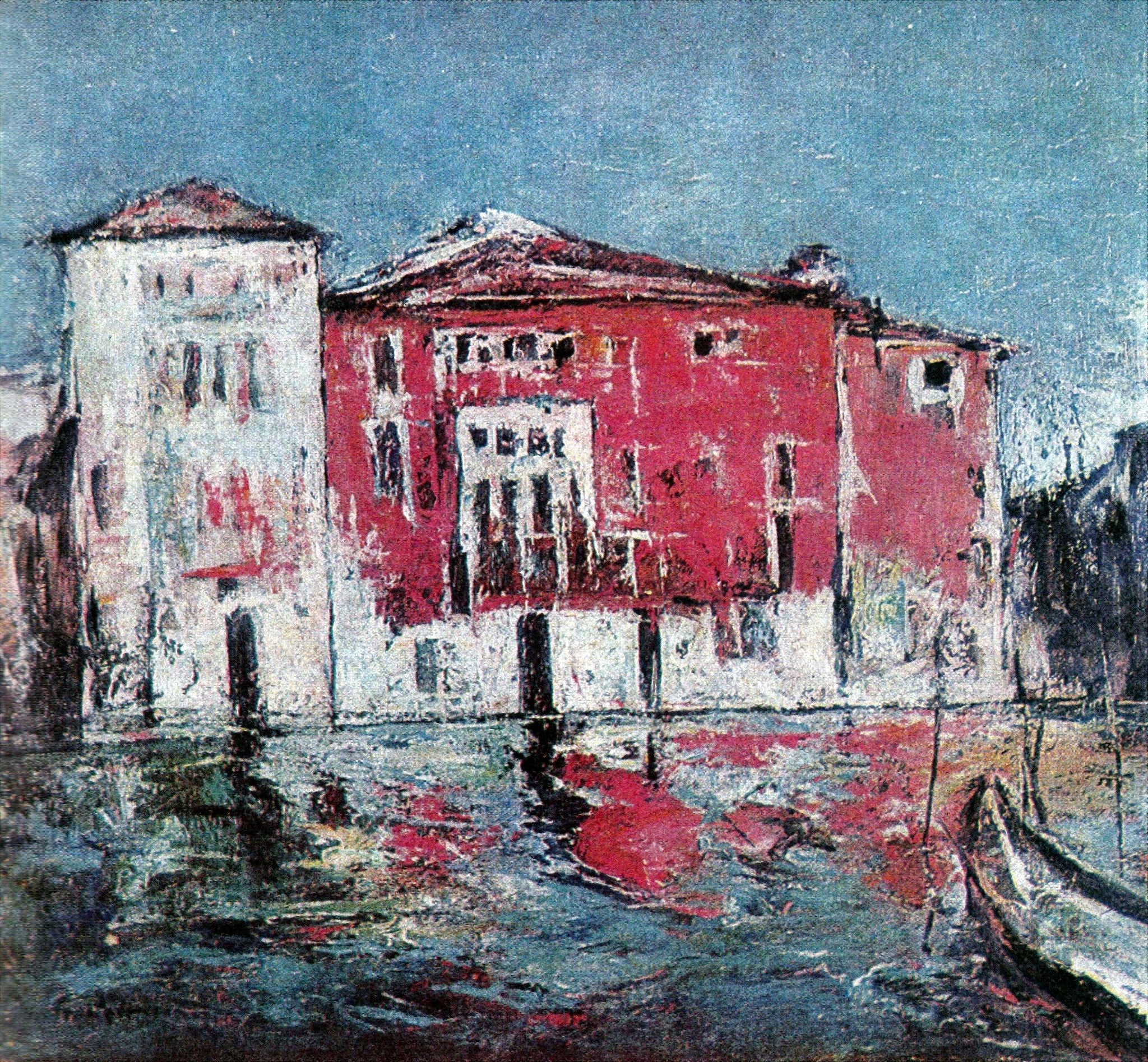 Paysage vénitien, Gheorghe Petrașcu, 1989, peinture à l’huile