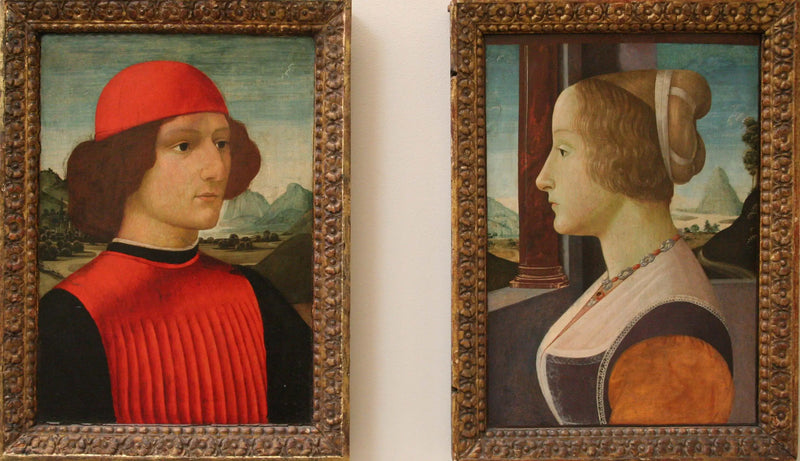 Portret van jonge vrouw - Domenico Ghirlandaio