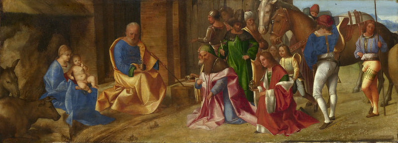De aanbidding der wijzen - Giorgione