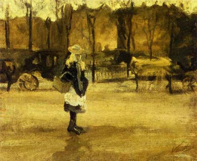 Meisje op straat - Vincent van Gogh