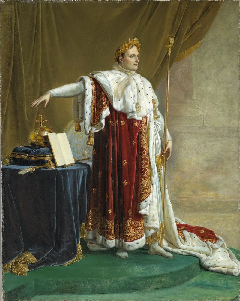 Napoléon I in heilige kostuum - Anne-Louis Girodet

Source:
Napoléon 1er en costume de sacré - Anne-Louis Girodet