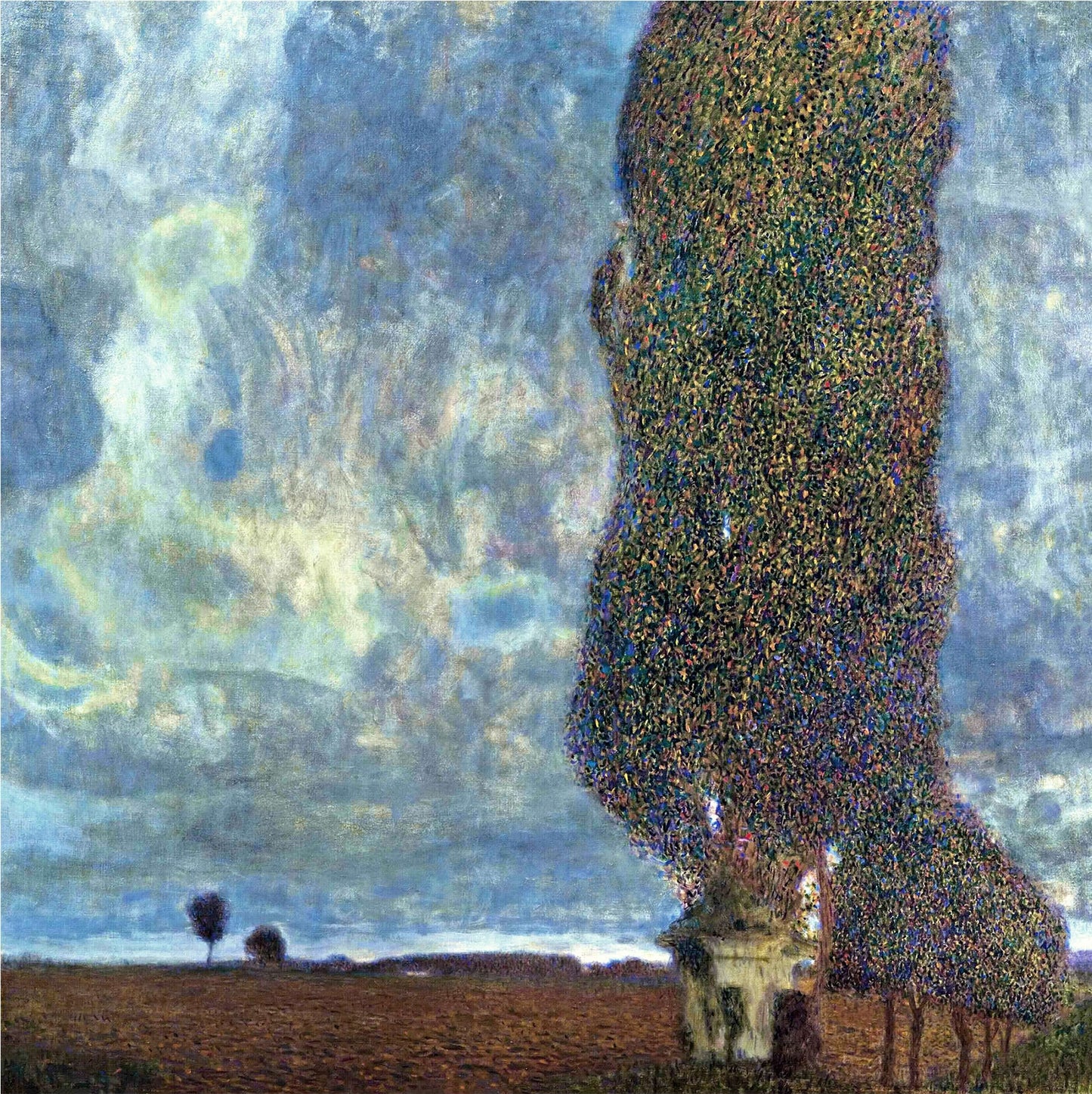 🌳 Grote Populieren II (Naderend Onweer) – Gustav Klimt (rond 1903)
