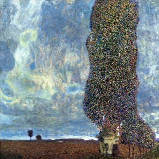 🌳 Grote Populieren II (Naderend Onweer) – Gustav Klimt (rond 1903)