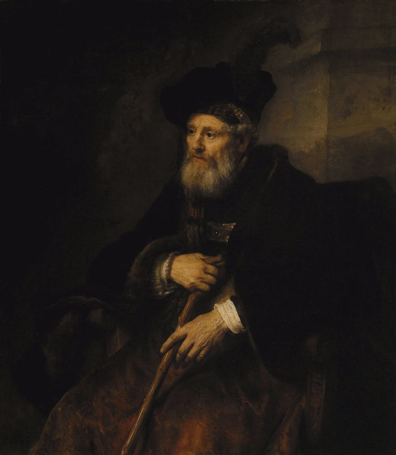 Portret van een oude man - Rembrandt
