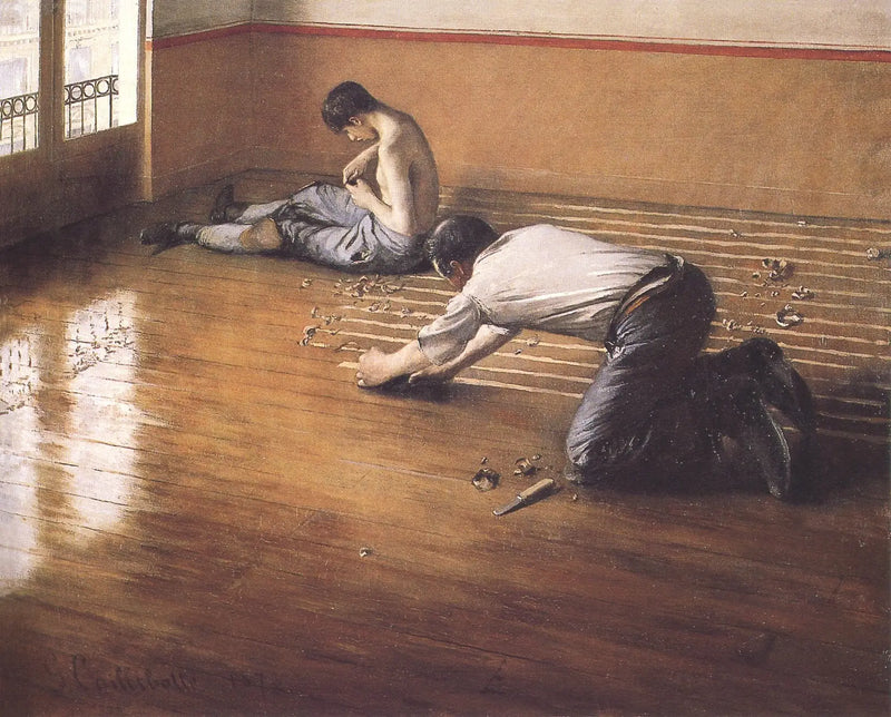 De parketvlakkers - Gustave Caillebotte