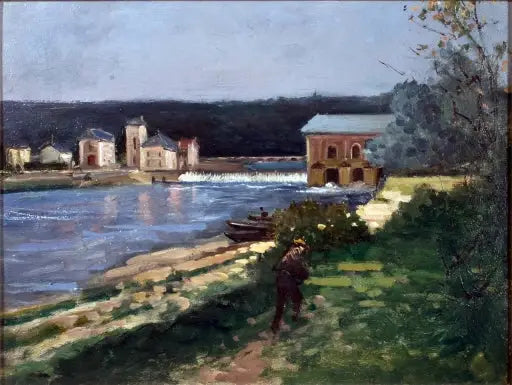 De machine van Marly - Gustave Caillebotte