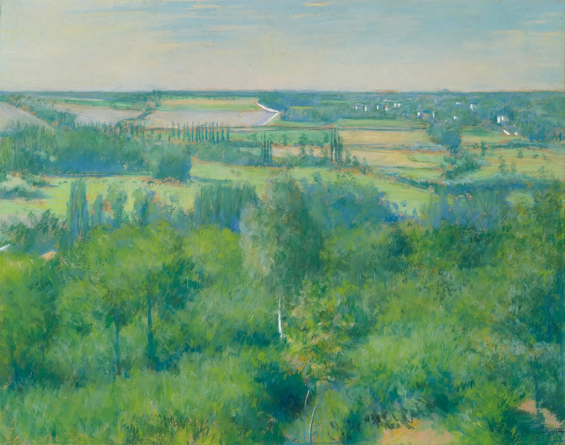 Vallei van de Yerres - Gustave Caillebotte