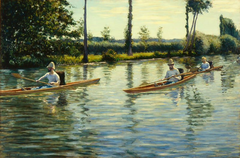 Perissoires aan de Yerres - Gustave Caillebotte