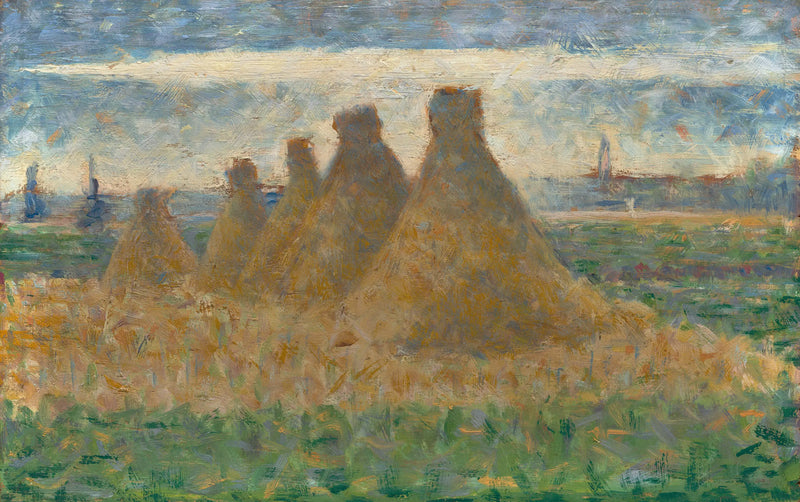 Hooiwagens - Georges Seurat