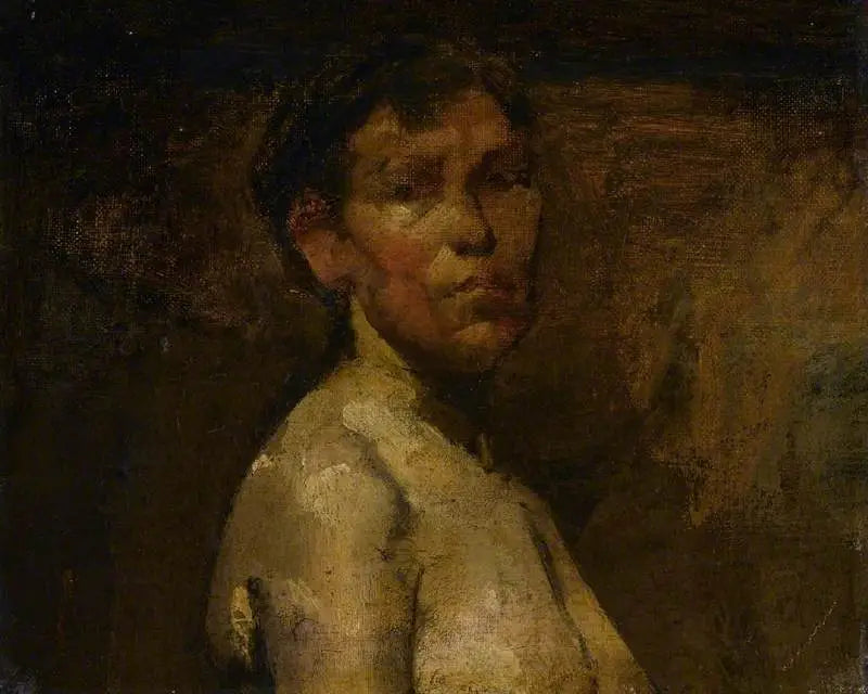 Reproduction du tableau « Étude d'un nu féminin - Henri de Toulouse-Lautrec » par Alpha Reproduction en peinture à l’huile