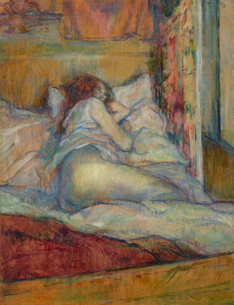 Het Bed - Henri de Toulouse-Lautrec
