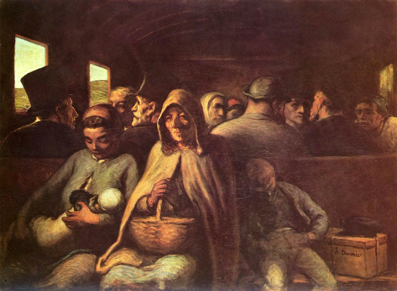 De Derde Klasse Wagon - Honoré Daumier