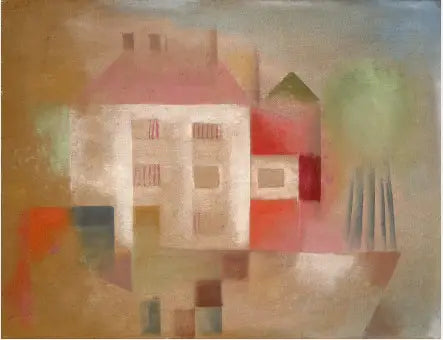 Nieuw huis in de buitenwijken - Paul Klee