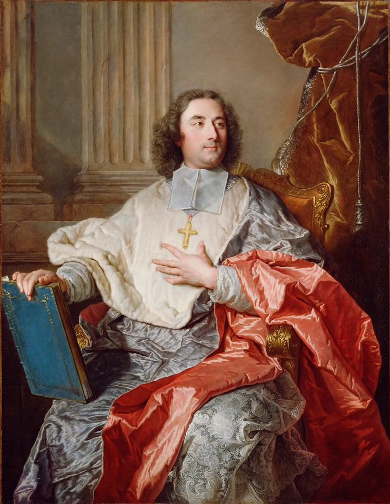 Charles de Saint-Albin (1698-1764), aartsbisschop van Cambrai - Hyacinthe Rigaud