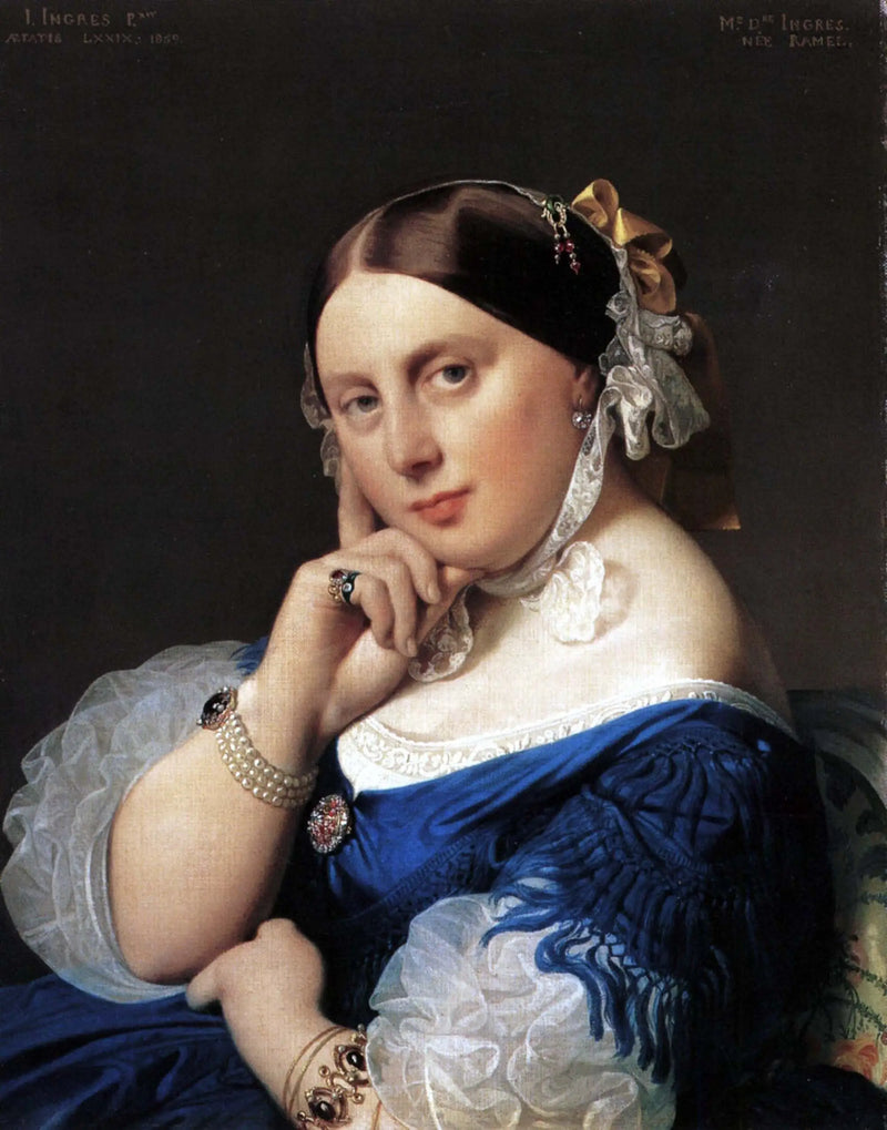 Portret van Madame Ingres née Ramel - Jean-Auguste-Dominique Ingres