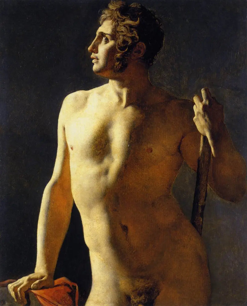 Geheel of half-figuur geschilderd - Jean-Auguste-Dominique Ingres