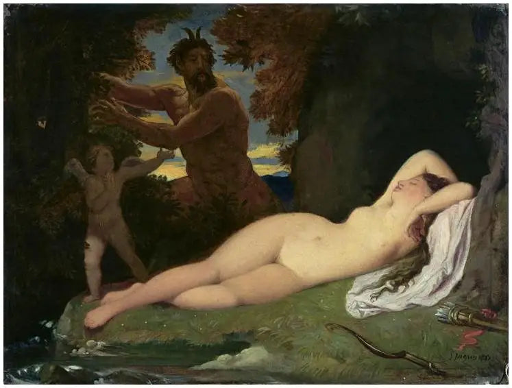Jupiter en Antiope - Jean-Auguste-Dominique Ingres