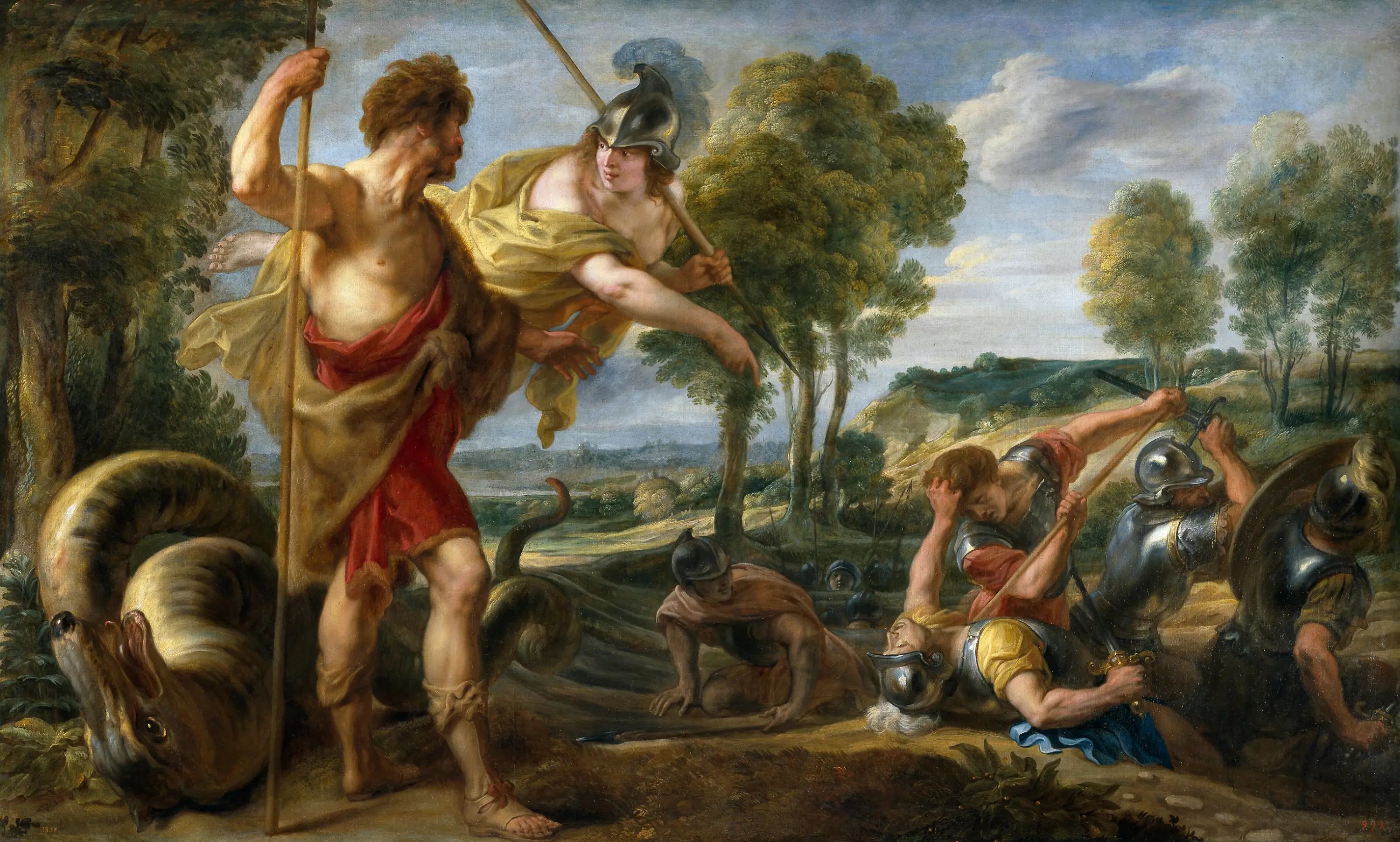 Cadmus et Minerve - Peter Paul Rubens - Alpha Reproduction