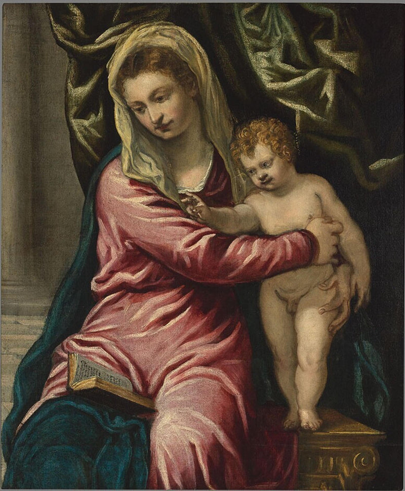Maagd met Kind - Jacopo Tintoretto