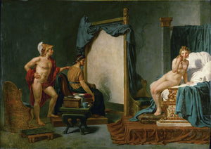 Apelle Campaspe schilderend in aanwezigheid van Alexander - Jacques-Louis David