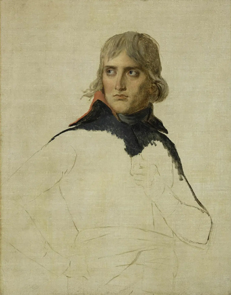 onvoltooid portret van Bonaparte - Jacques-Louis David