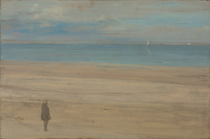 Harmonie in blauw en zilver: Trouville - James Abbott McNeill Whistler