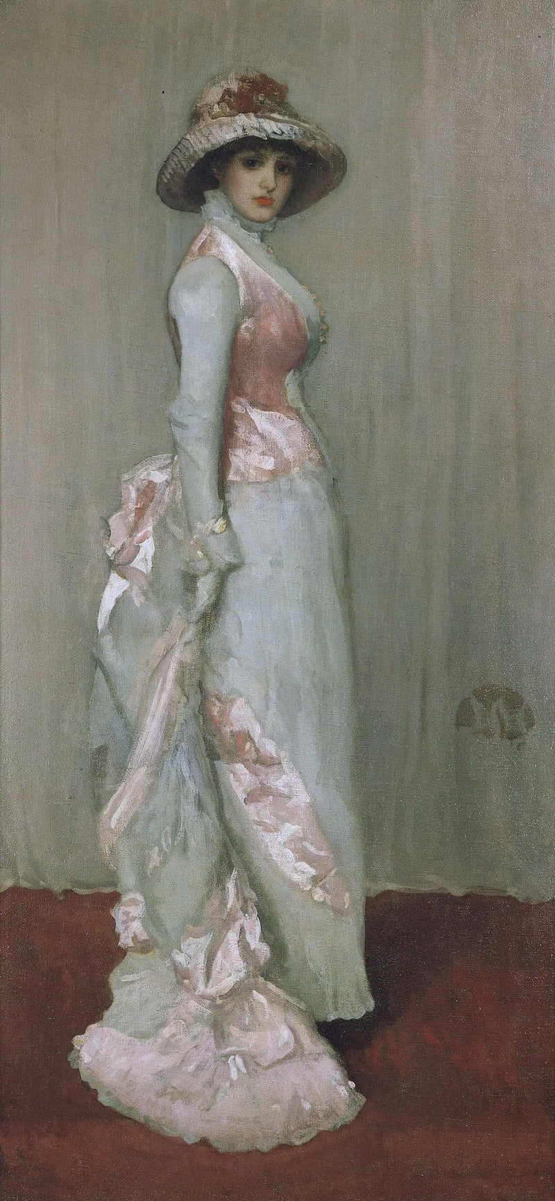 Harmonie in Roze en Grijs: Lady Meux - James Abbott McNeill Whistler