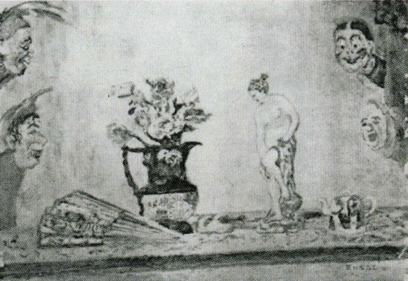 Flowers and Statuette - James Ensor