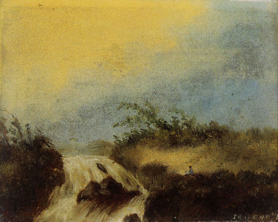 Landscape with Waterfall - James Ensor