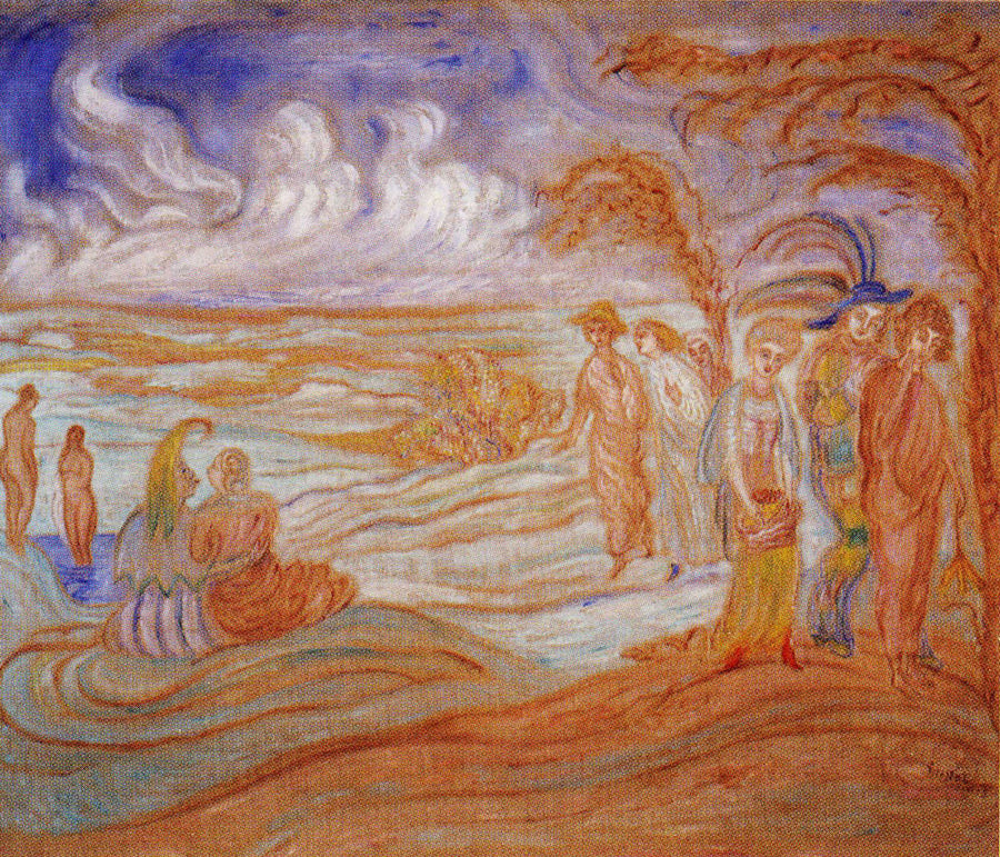 The Sentimental Walk - James Ensor