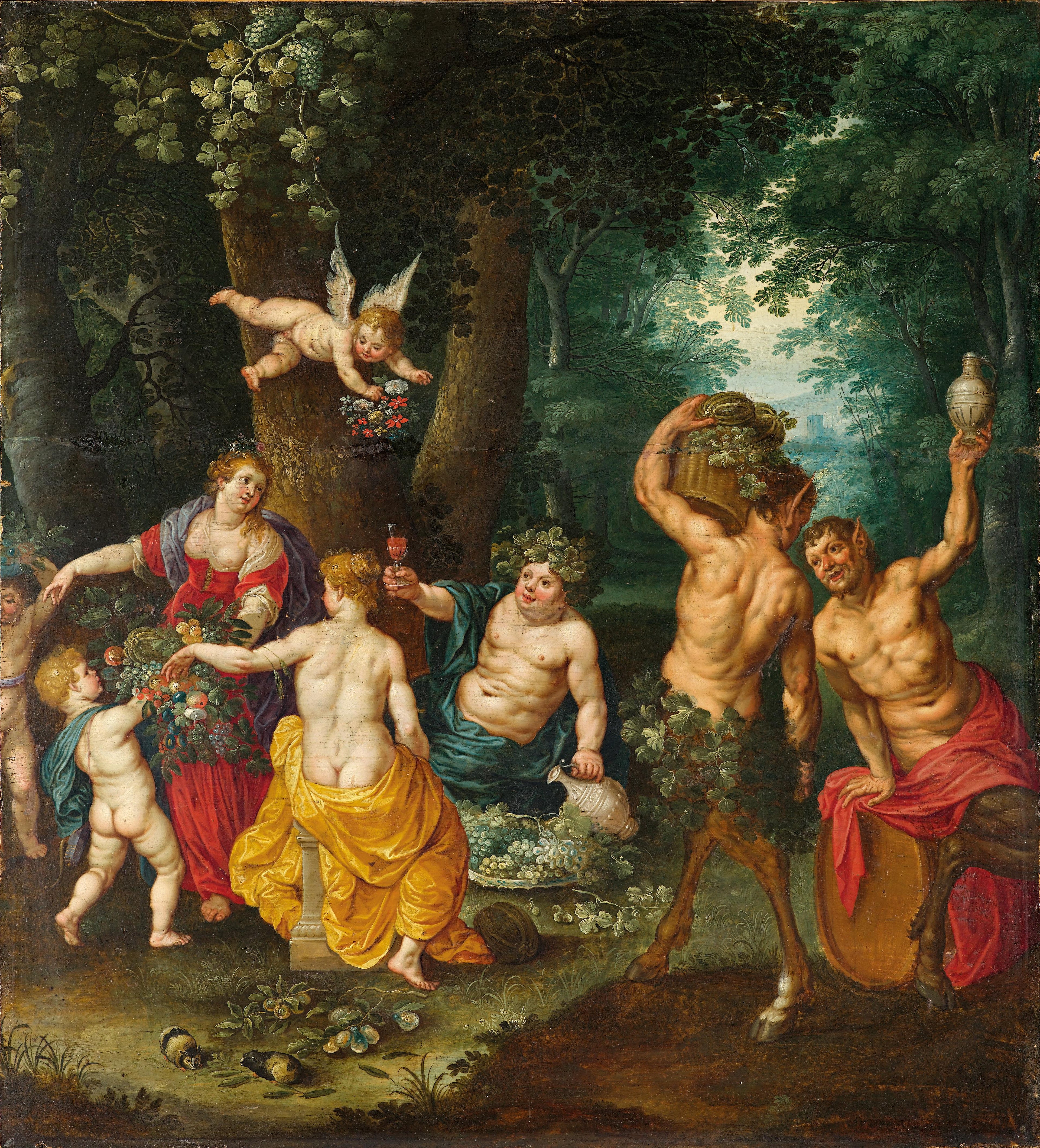 La Fête de Bacchus (Sine Cerere et Baccho friget Venus) - Jan Brueghel le Jeune