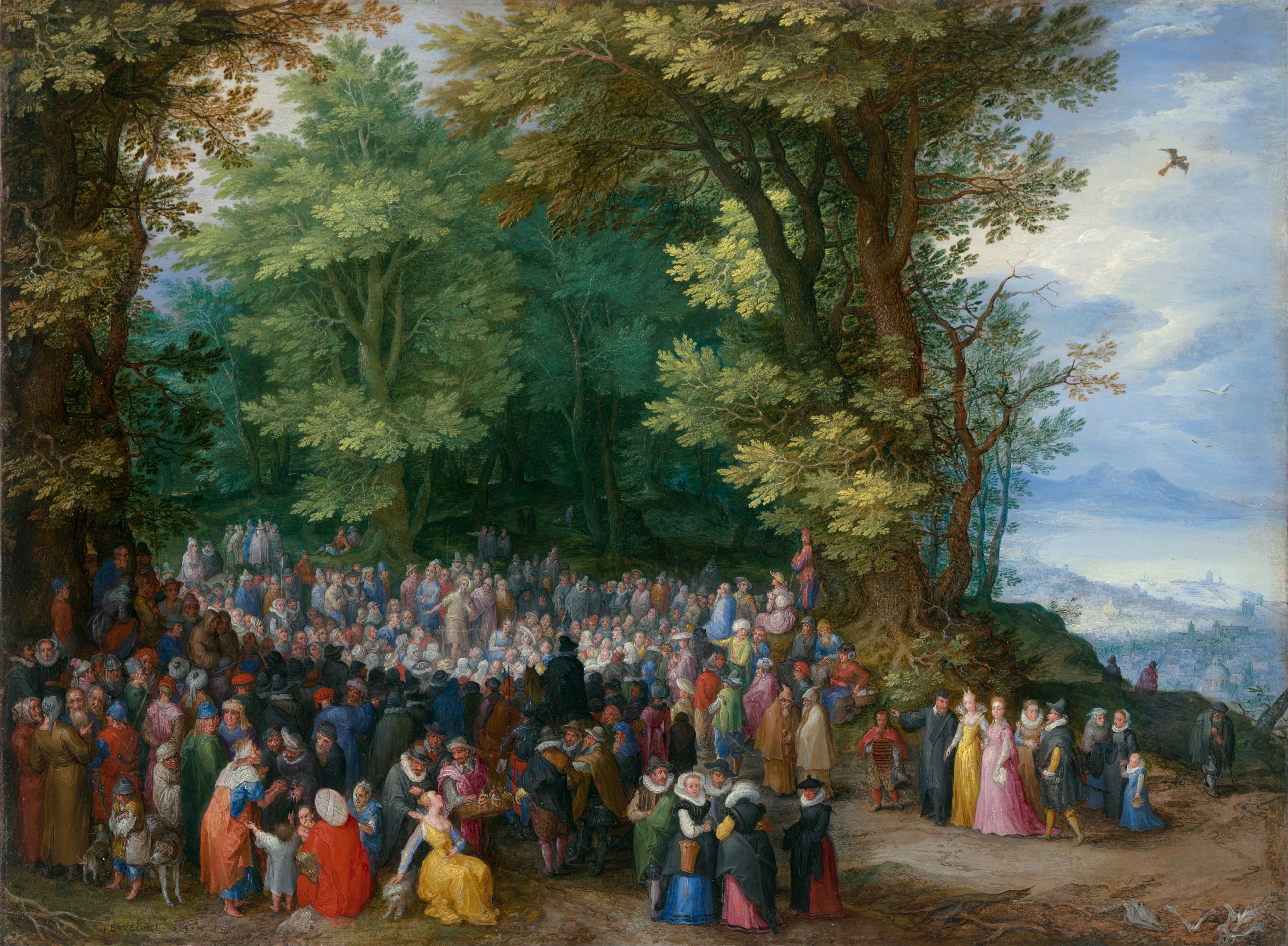 Le Sermon sur la montagne - Jan Brueghel l'Ancien