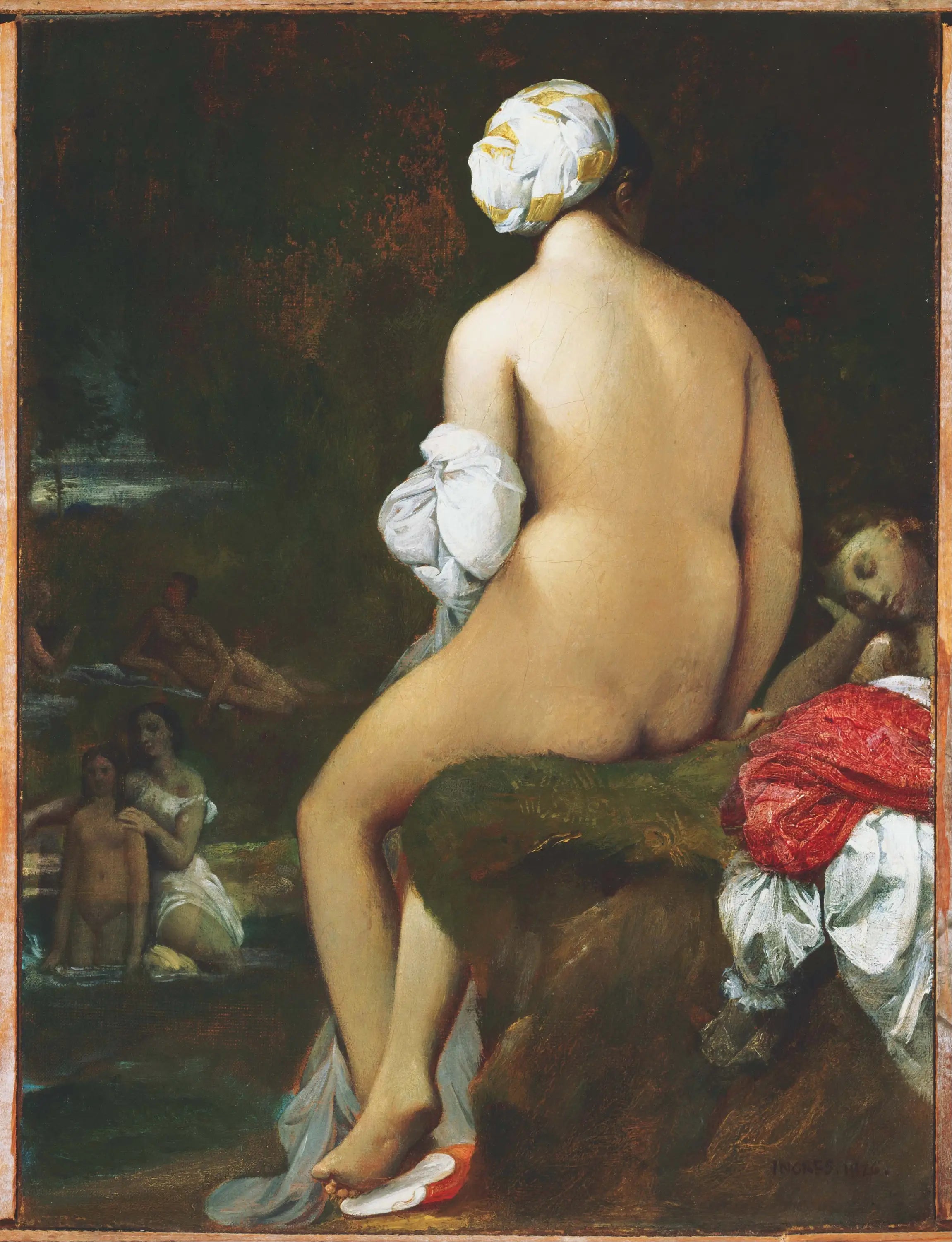 Le Petit Baigneur - Jean-Auguste-Dominique Ingres - Alpha Reproduction