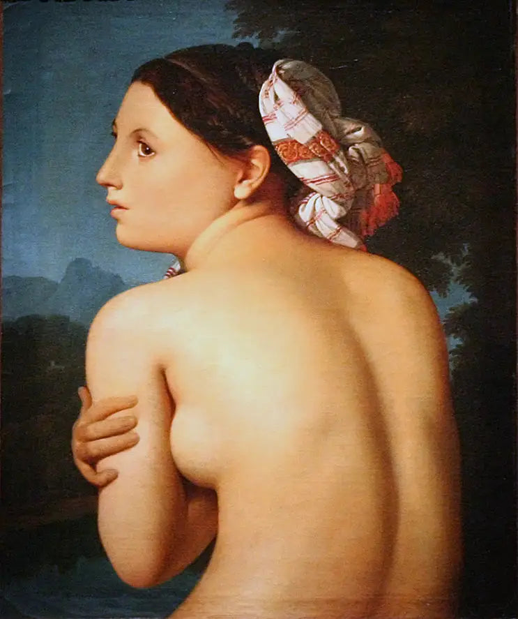 De Halfnaakte Badende - Jean-Auguste-Dominique Ingres