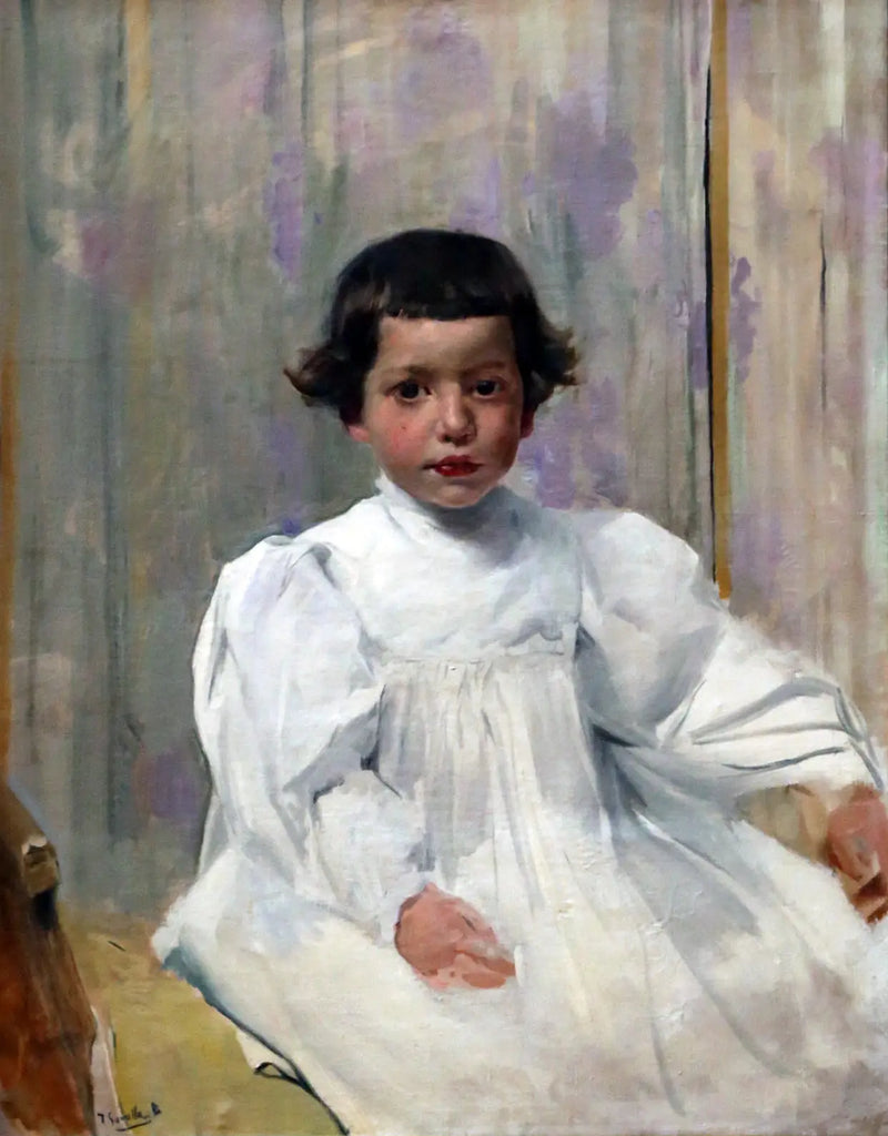 Joaquín Sorolla García in het wit - Joaquín Sorolla
