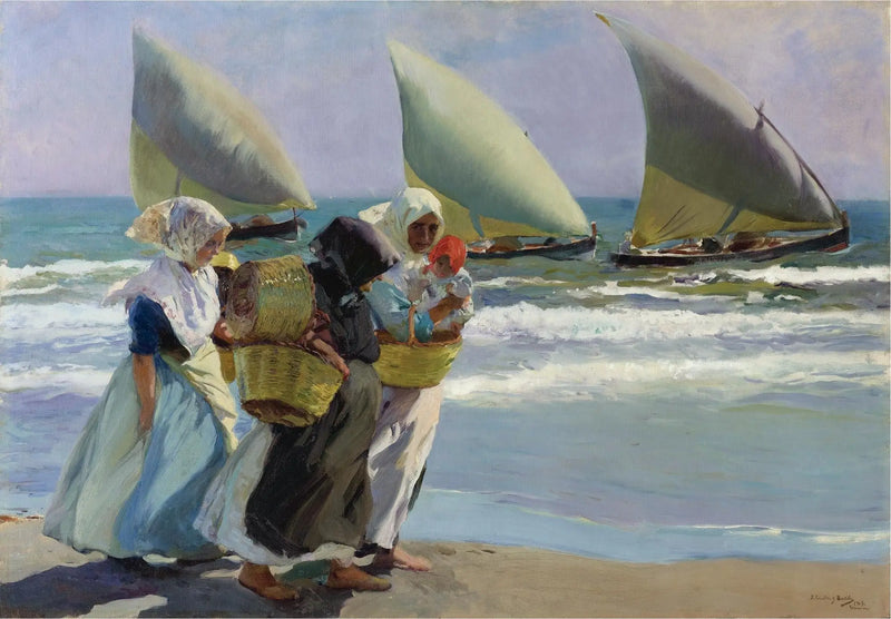 De Drie Zeilen - Joaquín Sorolla