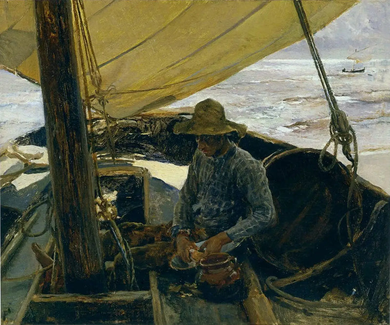 Aardappelen schillen - Joaquín Sorolla