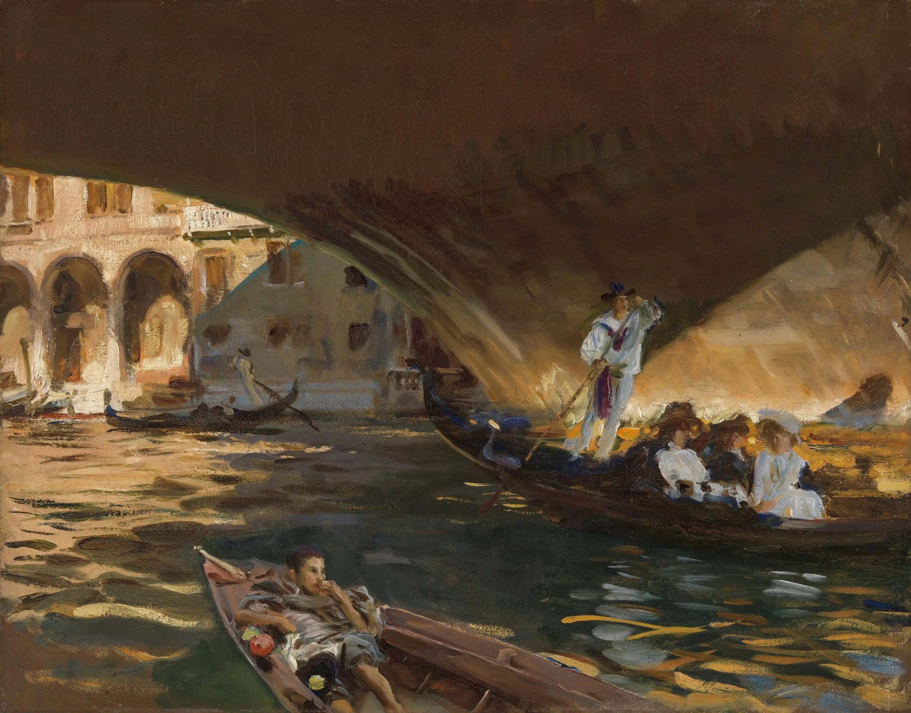 Reproduction du tableau « Le Rialto - John Singer Sargent » par Alpha Reproduction en peinture à l’huile