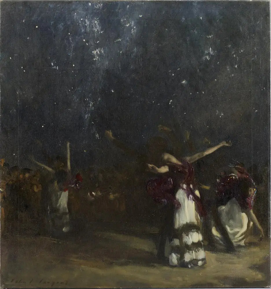 Reproduction du tableau « La danse espagnole - John Singer Sargent » par Alpha Reproduction en peinture à l’huile
