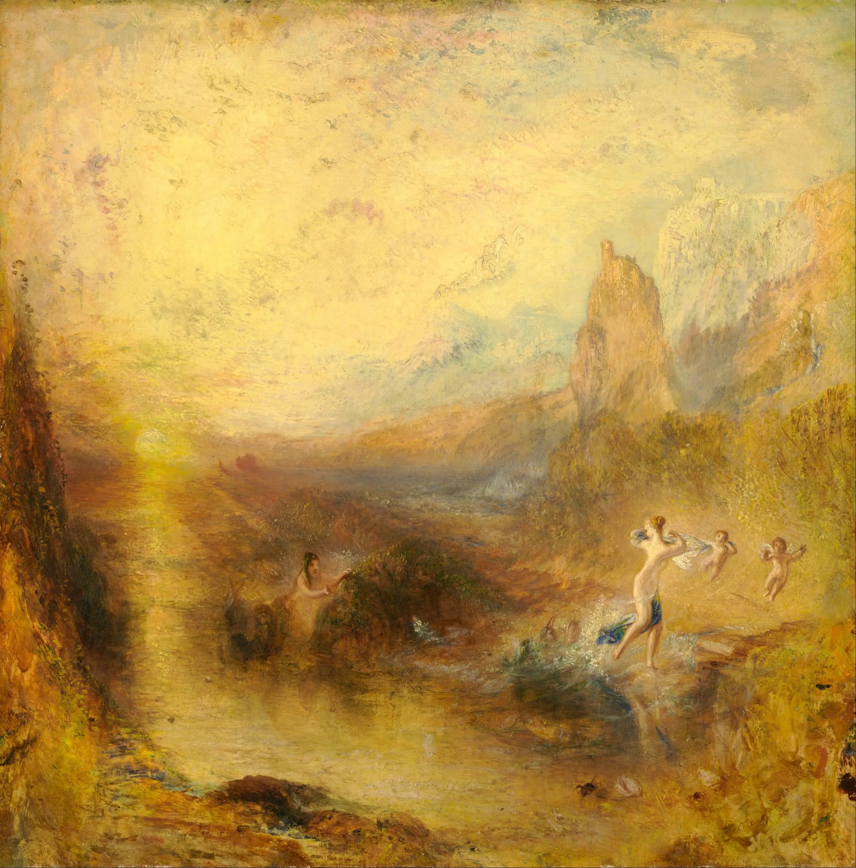 Reproduction du tableau « Glaucus and Scylla - J. M. W. Turner » par Alpha Reproduction en peinture à l’huile