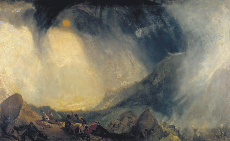 Hannibal die de Alpen oversteekt - J. M. W. Turner