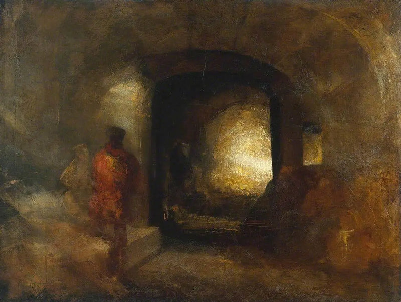 Figuren in een Gebouw - J. M. W. Turner