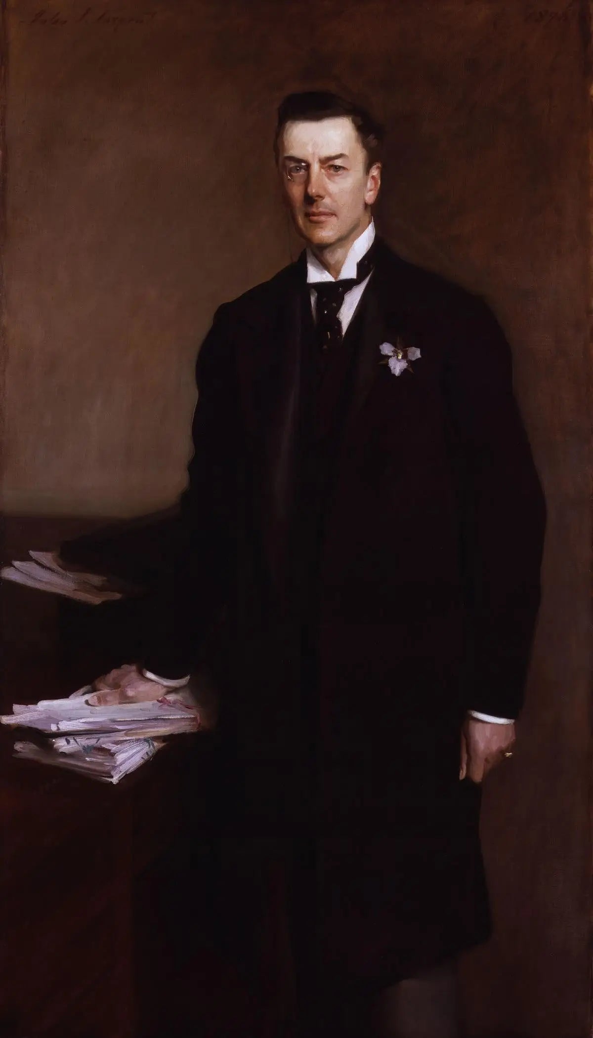 Reproduction du tableau « Joe Chamberlain - John Singer Sargent » par Alpha Reproduction en peinture à l’huile