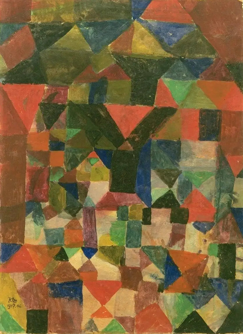 Stedelijke constructie - Paul Klee