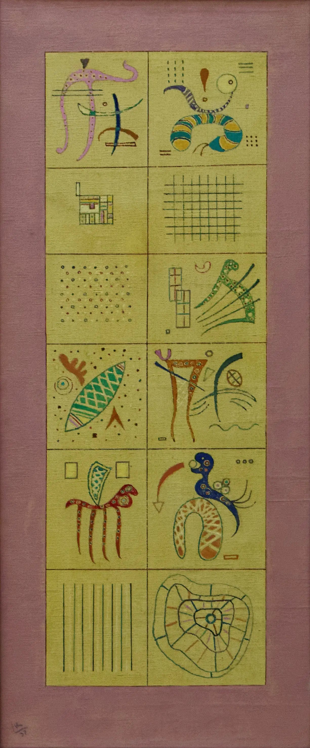 Reproduction du tableau « Bagatelles douces - Vassily Kandinsky » par Alpha Reproduction en peinture à l’huile