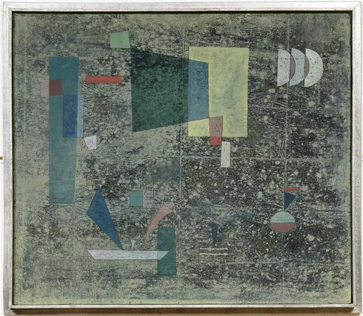 Reproduction du tableau « Dégagement ralenti - Vassily Kandinsky » par Alpha Reproduction en peinture à l’huile