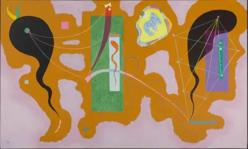 De doordringende groen - Vassily Kandinsky