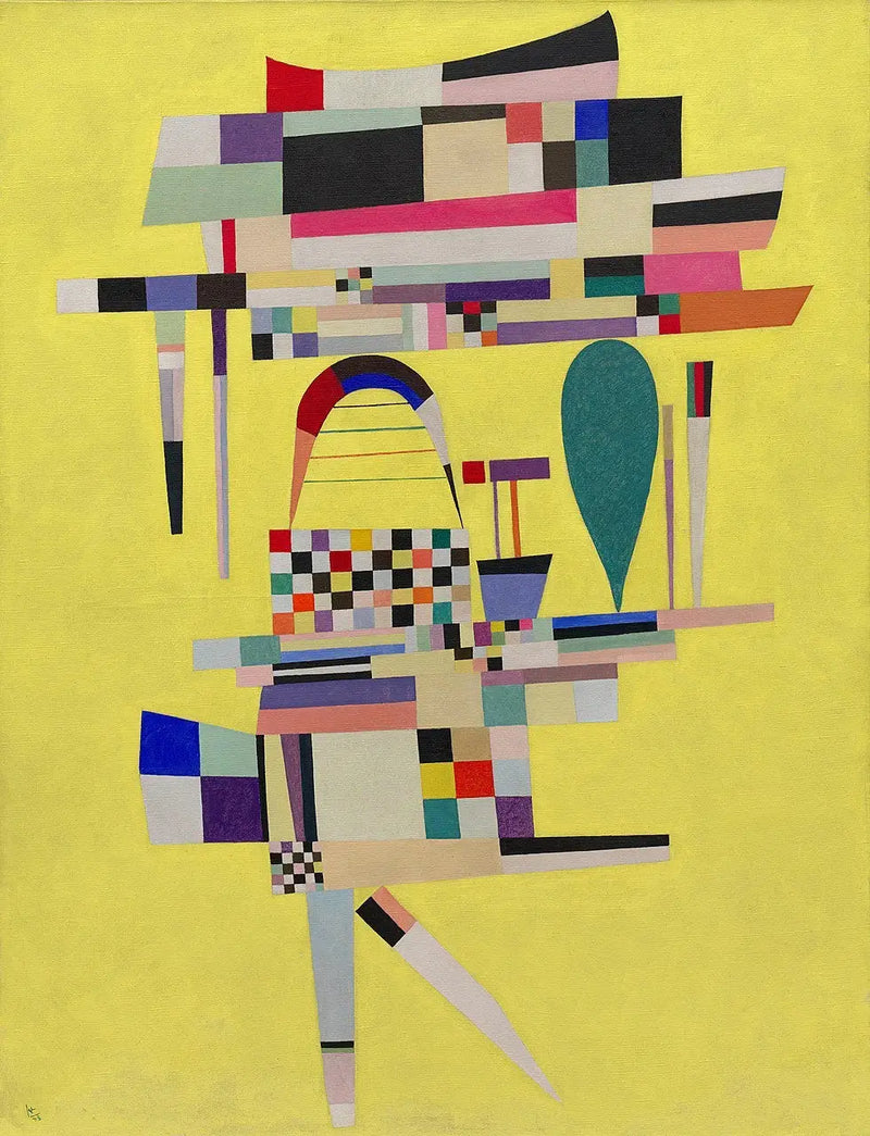 Het Gele Doek - Vassily Kandinsky