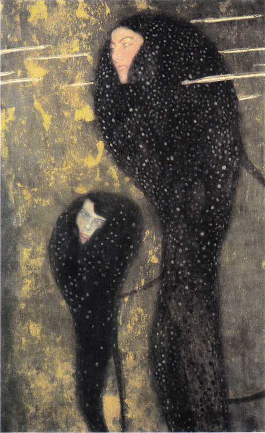Reproduction du tableau « Poissons d'argent (Nixen, Sirènes) - Gustav Klimt » par Alpha Reproduction en peinture à l’huile